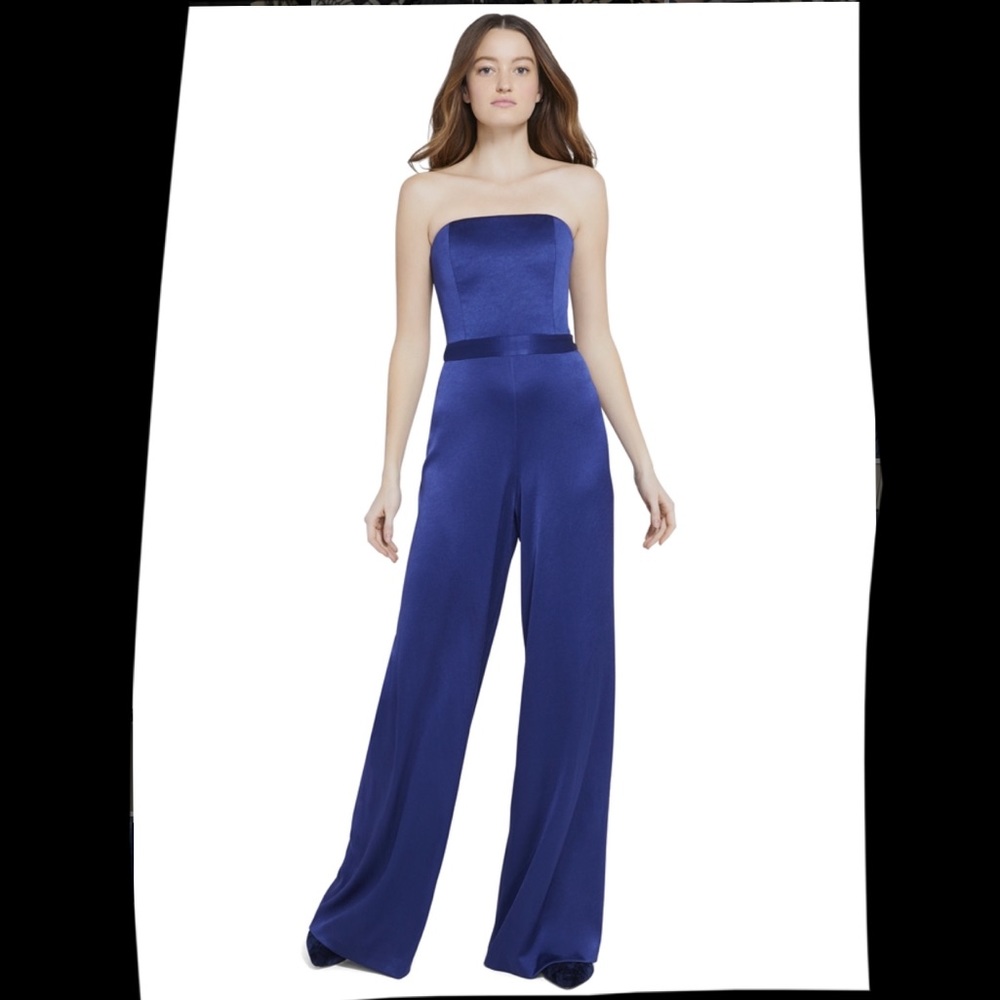 NWT Alice & Olivia ATHENA BUSTIER JUMPSUIT